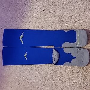 Original Pro Compression Logo Blue over the calf s/m